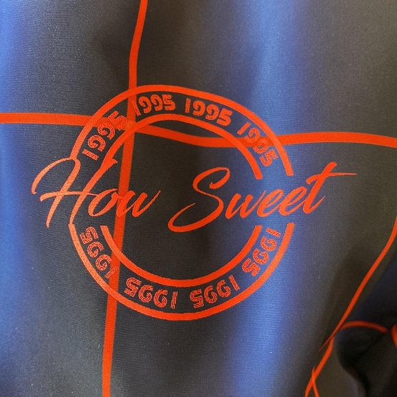 Justin Skye x H&M Dark Blue Checked Cropped Jacket Size Small EUC - Picture 4 of 13